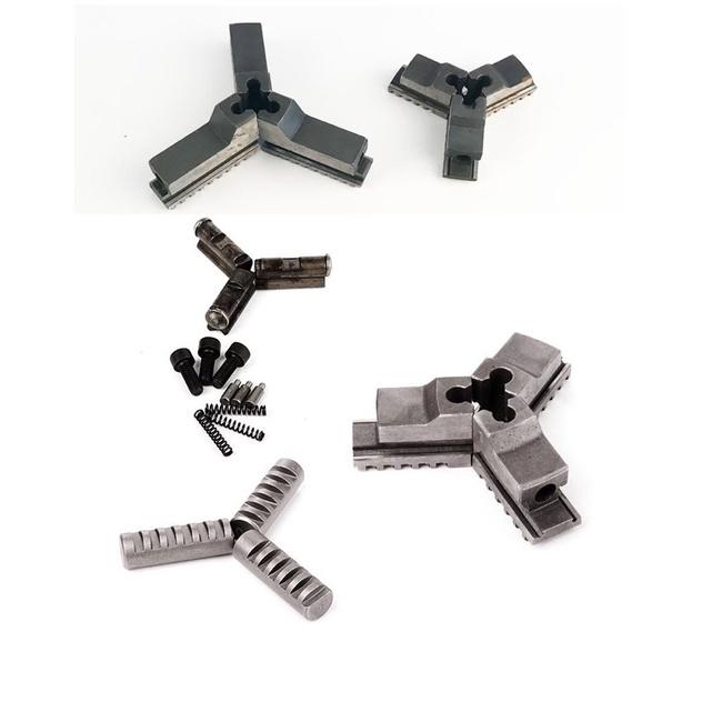 Bộ 3 chấu kẹp lắp cho máy tiện ren ống Trung Quốc