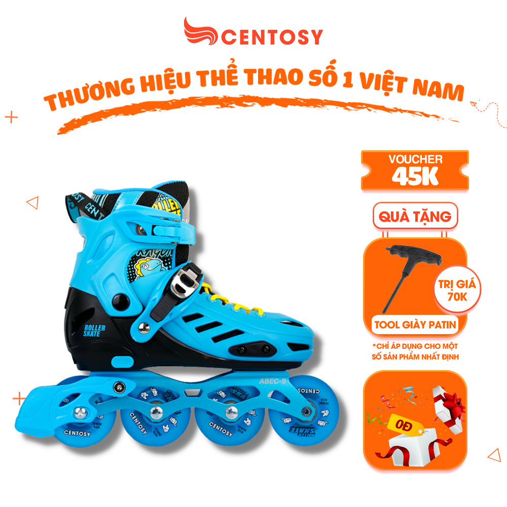 Giày Trượt Patin Trẻ Em Cao Cấp Centosy T-rex - Có Form Giầy Chắc Chắn, Phanh An Toàn