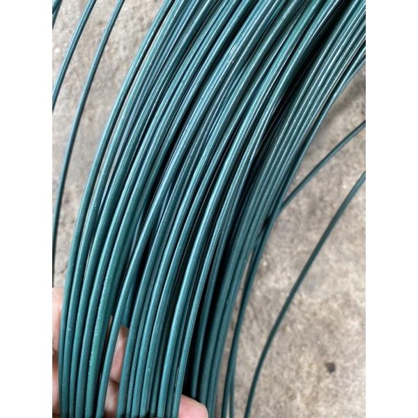 5 Mét dây thép bọc nhựa không rỉ màu xanh loại 2,5 li