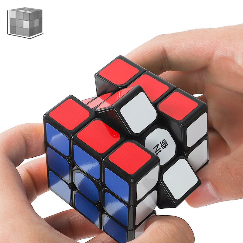 Đồ chơi RUBIK dạng 3x3 viền đen EQY609 - Đồ chơi giáo dục