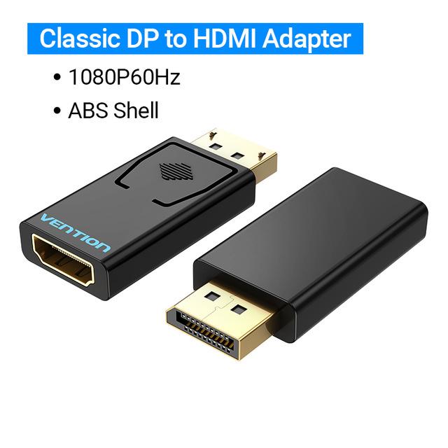 Cổng hiển thị VENTED đến HDMI 4K Male sang DP sang HDMI Nữ Audio Converter cho máy chiếu PC Displayport sang bộ chuyển đổi HDMI