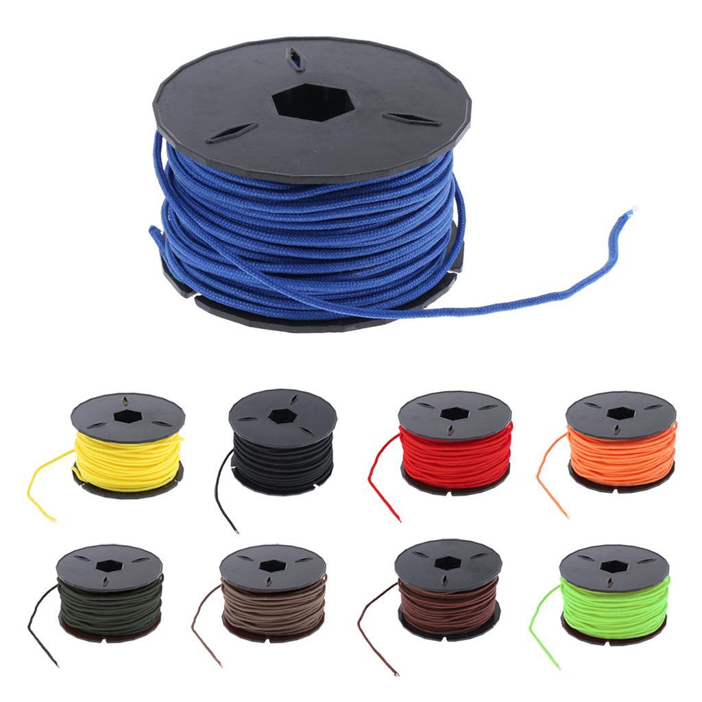 31m Polyester Paracord Rope Parachute Cord for Crafting, Tie-downs, Camping