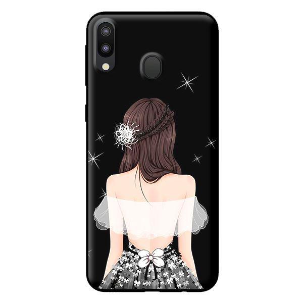 Ốp in cho Samsung Galaxy M20 Cô Gái Áo Trắng - Hàng chính hãng