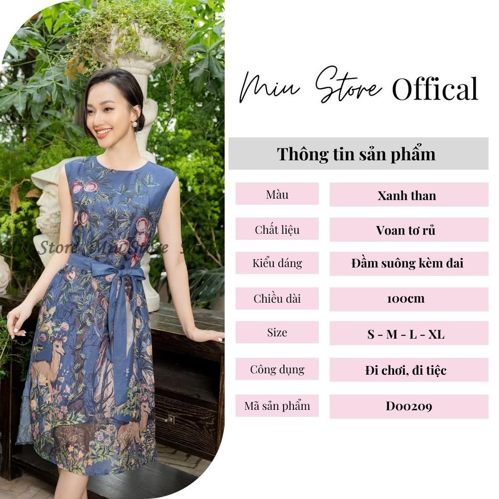 Đầm nữ thiết kế sát nách cao cấp dự tiệc sang chảnh MIUSTORE D00209
