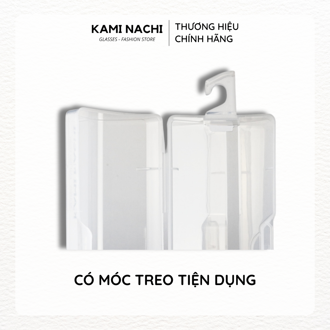 Hộp đựng mắt kính nhựa thể thao KAMI NACHI chuyên dụng chống va đập, chống trầy xước