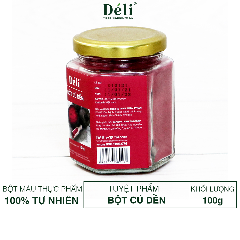 Bột củ dền Déli