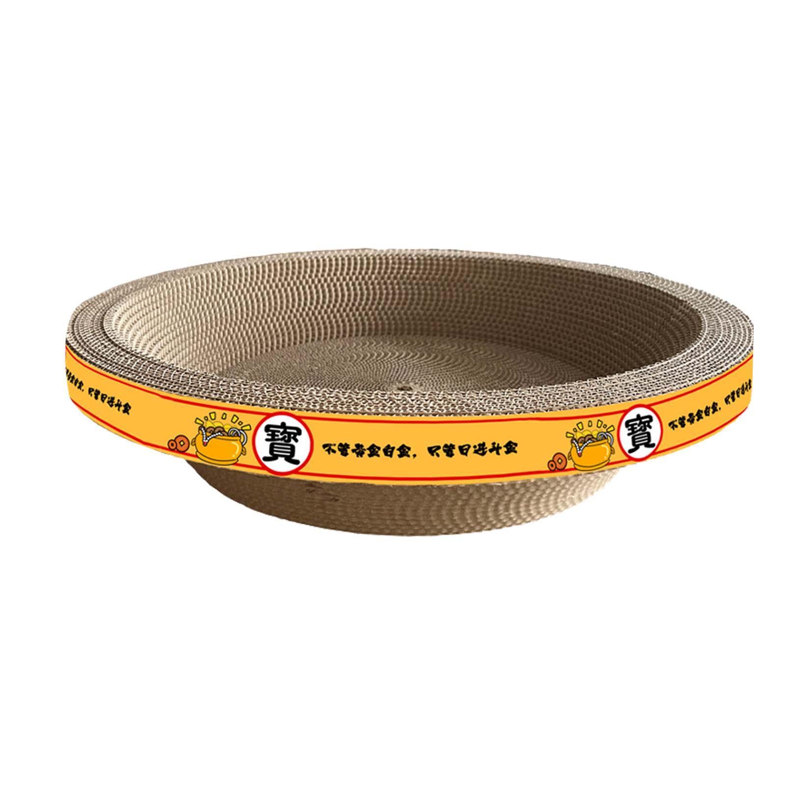 Cat Scratcher Cardboard Cat Scratcher Bowl Corrugated Scratch Pad Lounge Bed