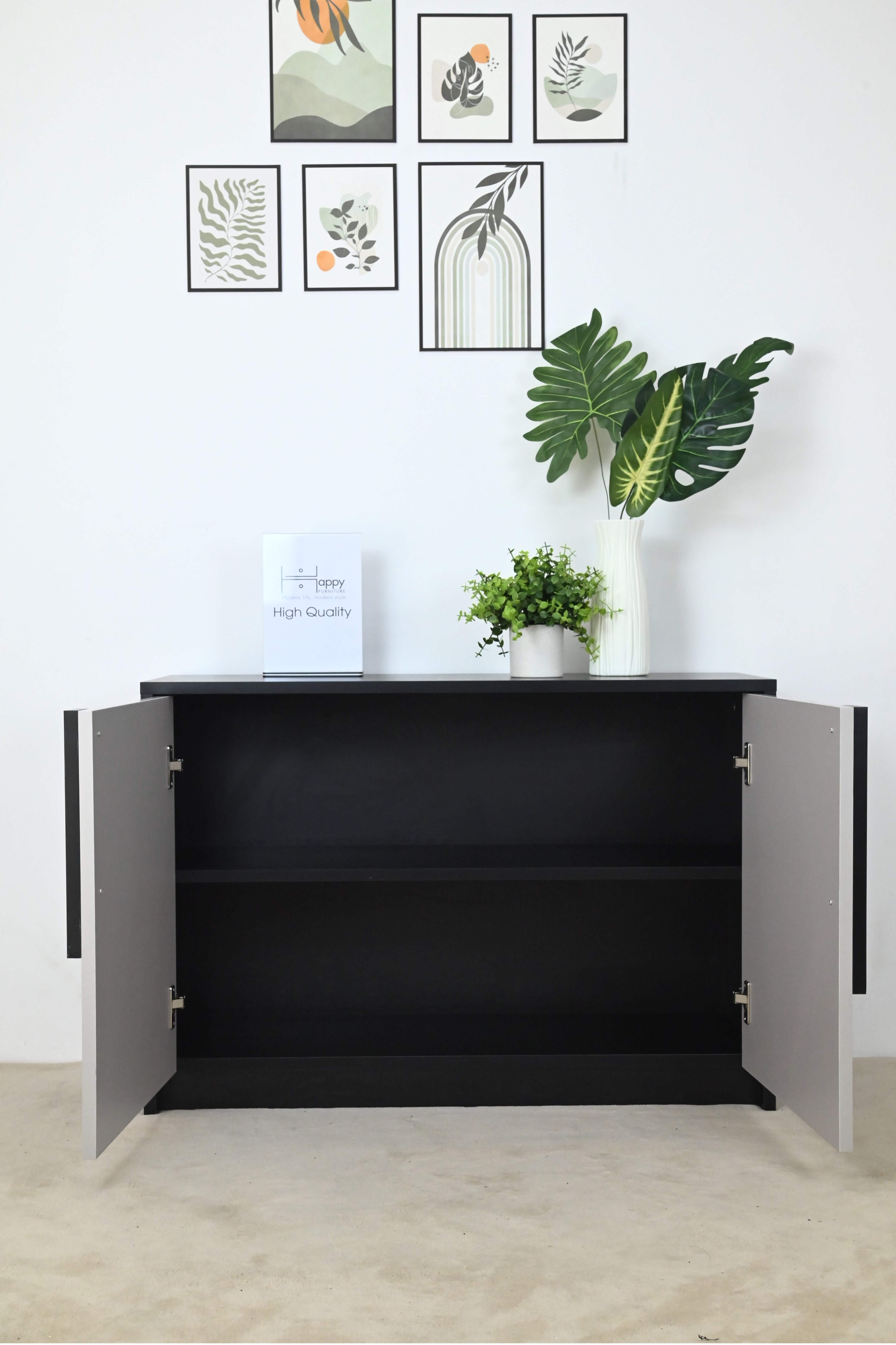 [Happy Home Furniture] PONIX, Tủ lưu trữ 2 cánh mở, 90cm x 32cm x 62cm ( DxRxC), TCM_111