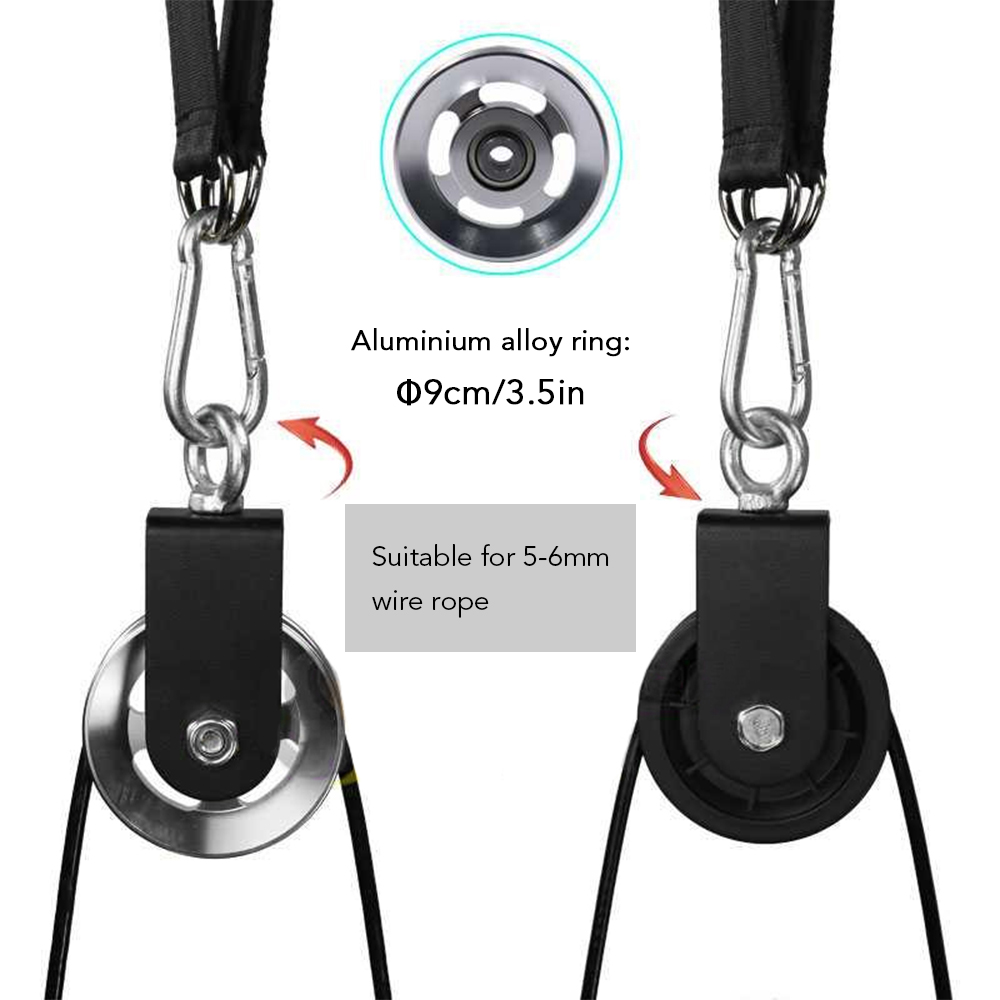 Hệ thống gắn máy cáp ròng rọc với chốt tải nâng cấp xoay 360 độ có thể tháo rời dành cho dân tập thể thao