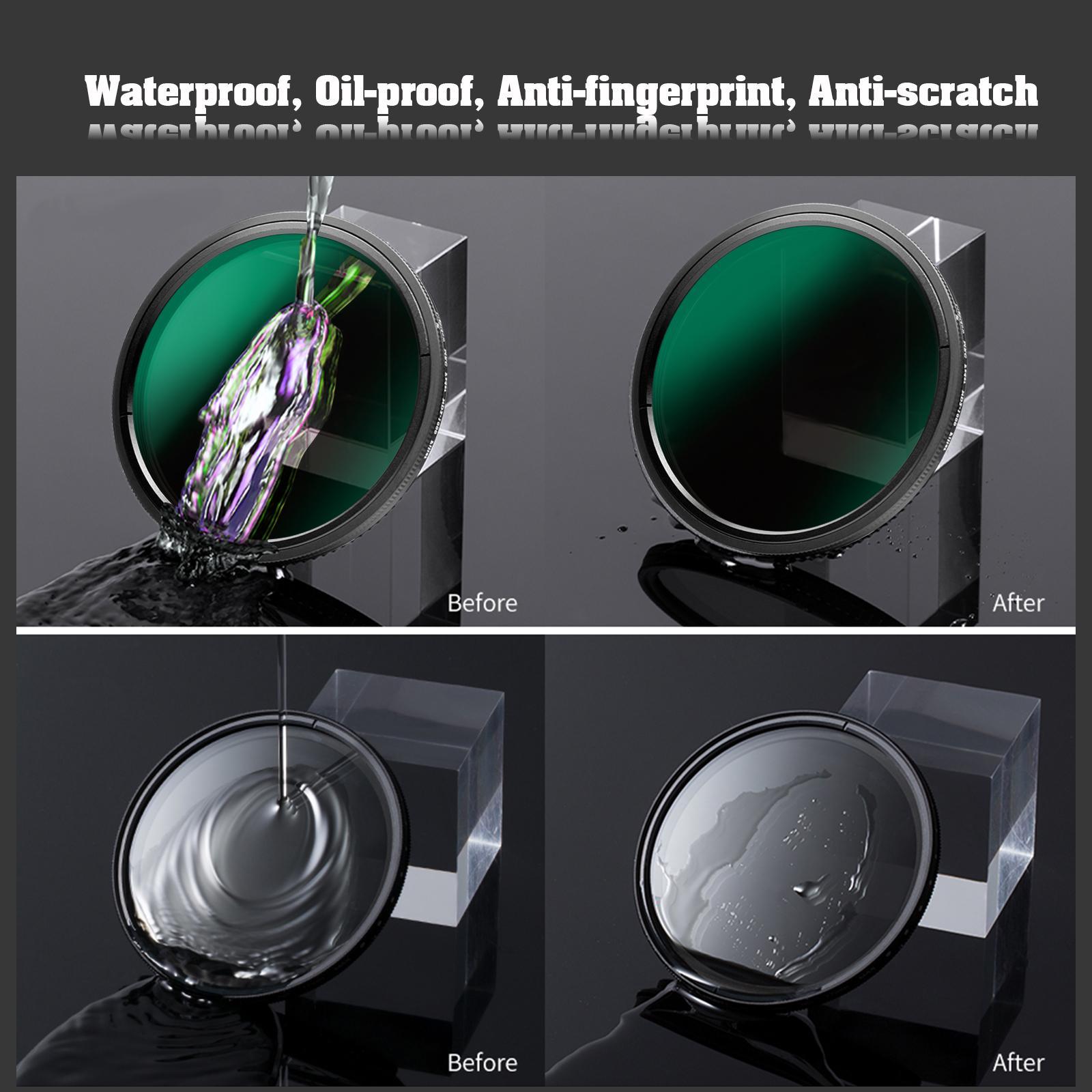 To ND1000 Filter for Camera Providing A Silky Smooth Effect 52mm