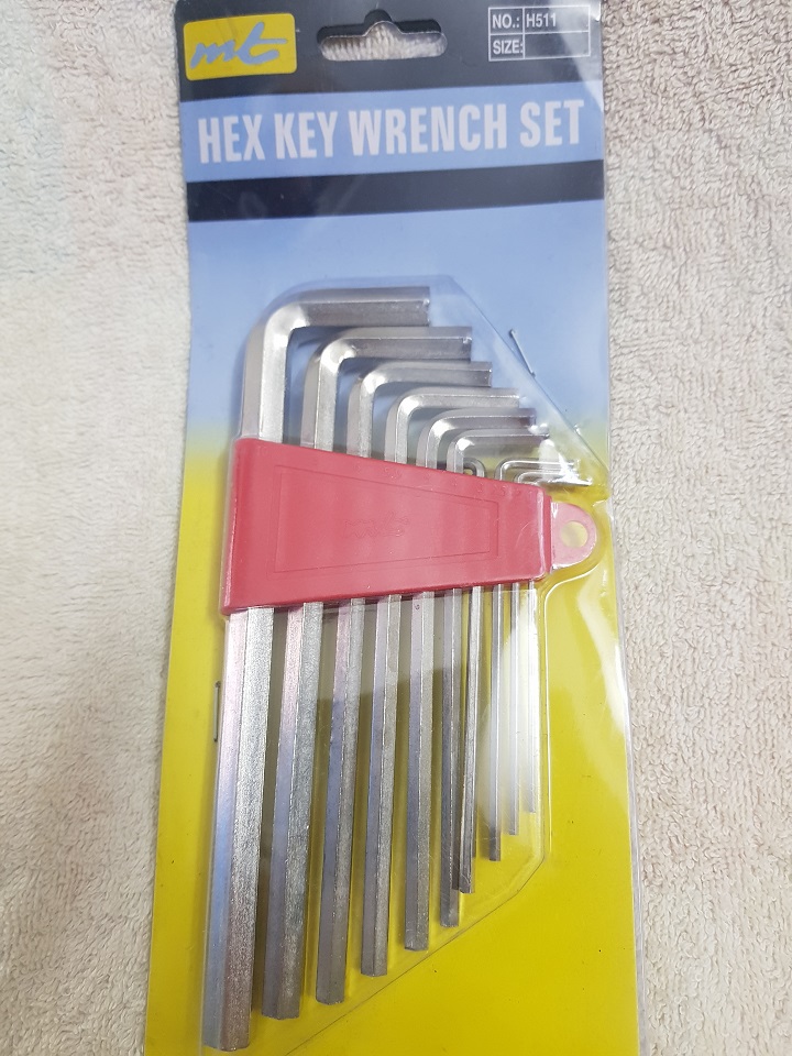 Bộ Vít lục giác 10 chi tiết MT - Hàng chính hãng