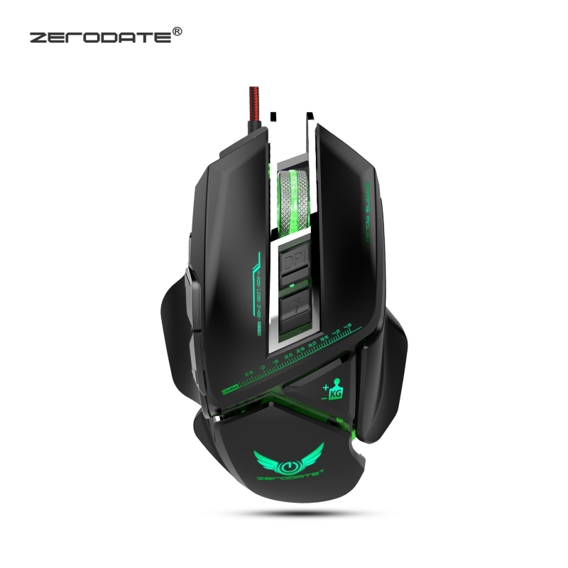 Chuột cơ gaming led RGB 3200DPI - X400B mechanical Gaming mouse 11 Key