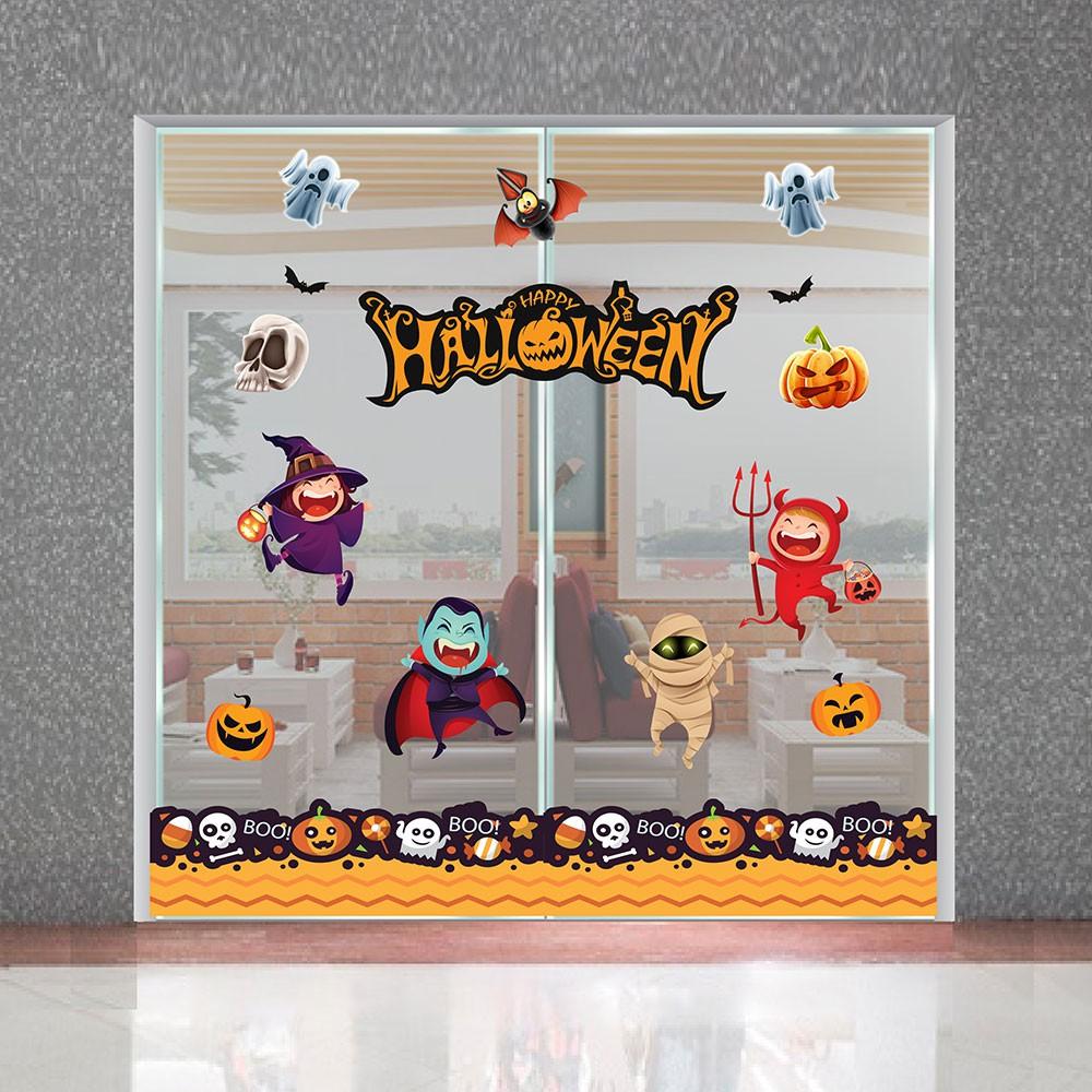 DECAL TRANG TRÍ HALLOWEEN COMBO SỐ 11