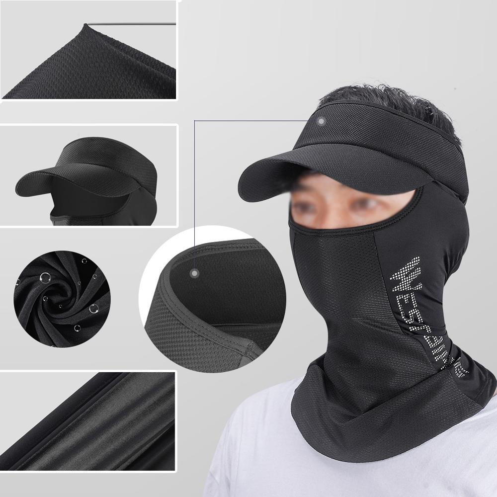 WEST BIKING Cycling Balaclava Facemask Cooling IceSilk Neck Scarf Breathable for Men Women Cycling Riding Hiking Running