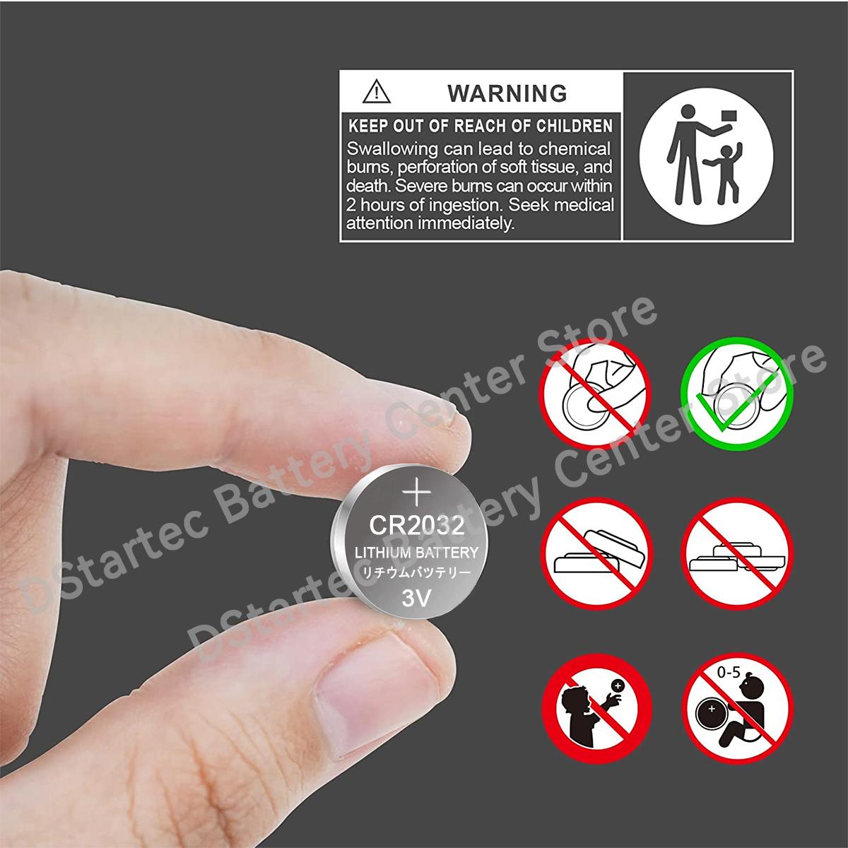 25 Con Koonenda CR2032 Pin Lithium 3V DL2032 CR 2032 Pin Nút Cho Đồng Hồ Đồ Chơi Điều Khiển Từ Xa Máy Tính Đồng Xu Tế Bào