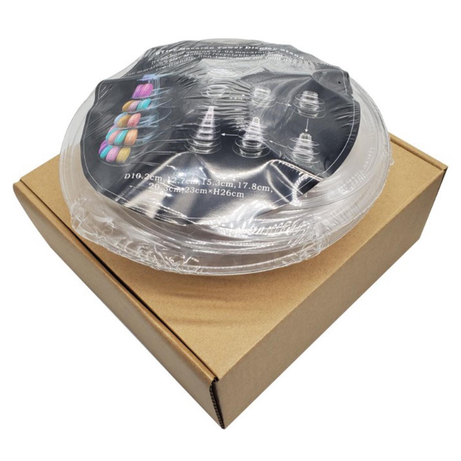 Round Macaron Stand Dessert Cupcake Display Holder Cake Tray for Bakeware