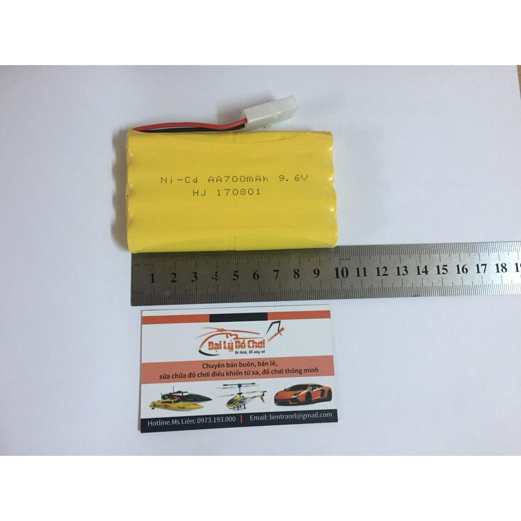 Pin sạc 9.6v dung lượng 700mah ket 2p