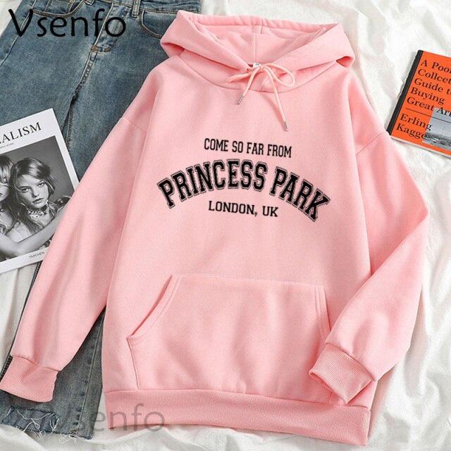 Áo Hoodie nam nữ in chữ PRINCESS PARK