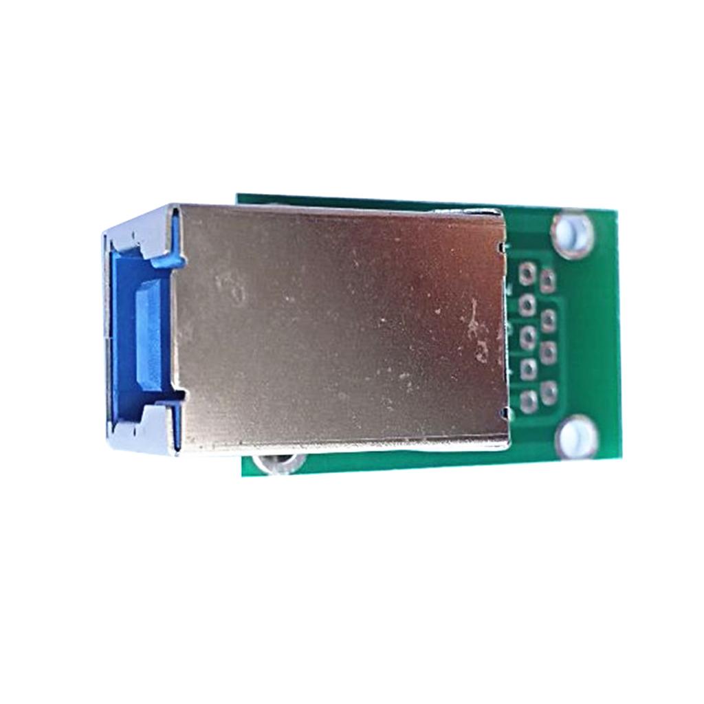USB3.0 Type B Female Socket Breakout Board Adapter Plate Test 2.54 Pitch