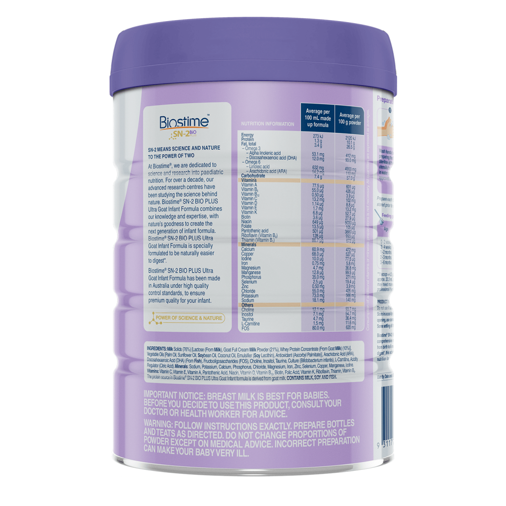 Sữa Dê Biostime Số 1 (trẻ từ 0-6 tháng)