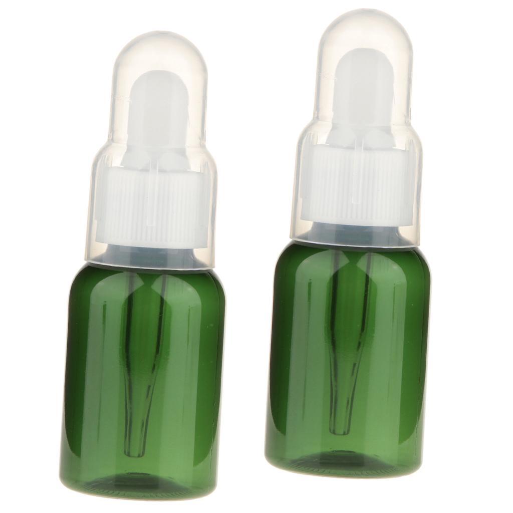 2pcs 35ml Empty Dropper Bottle with Pipette Essential Oil Sample Bottles