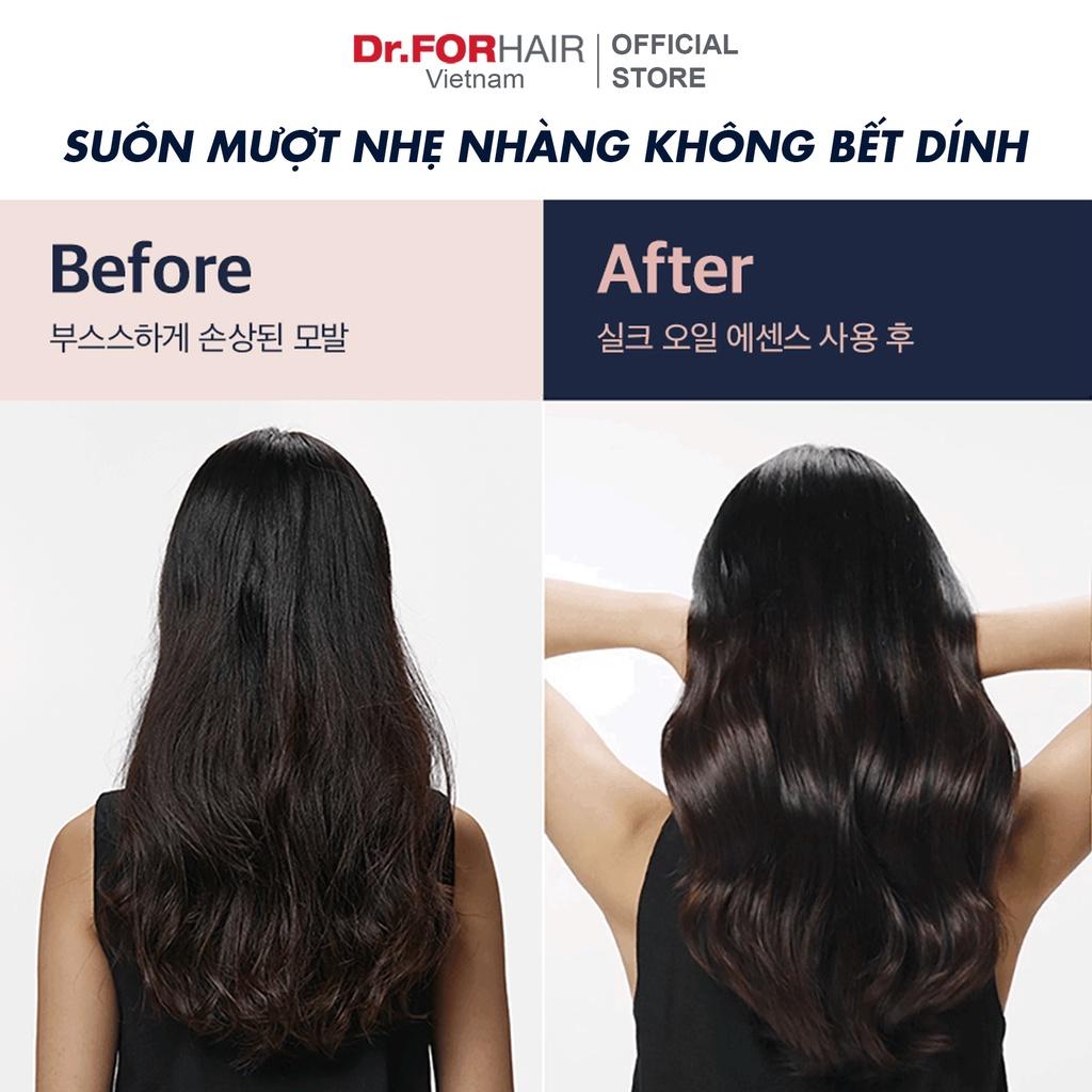 Tinh dầu dưỡng tóc làm mượt phục hồi tóc khô xơ chẻ ngọn Dr.FORHAIR Unove Silk Oil Essence 70ml