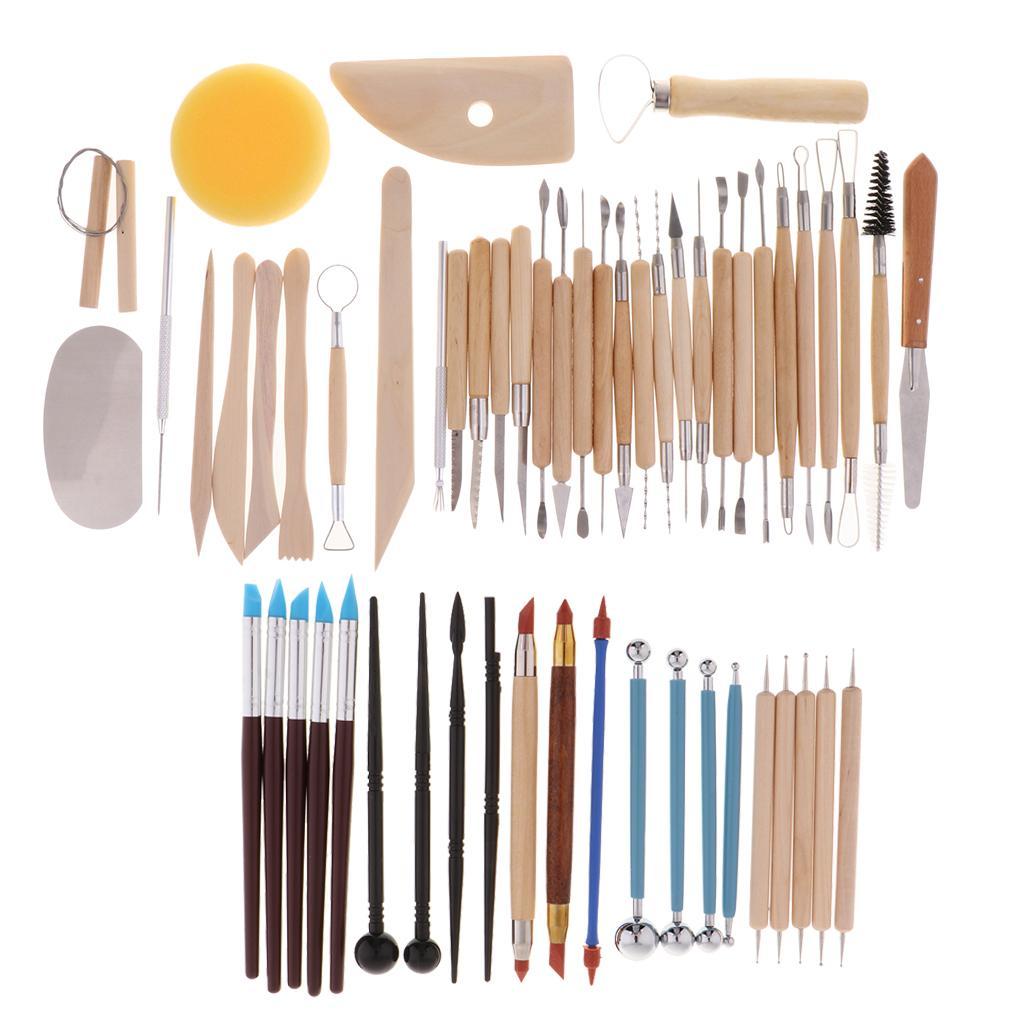 Ceramic Clay Pottery Sculpting Tools Set for Beginners Crafts