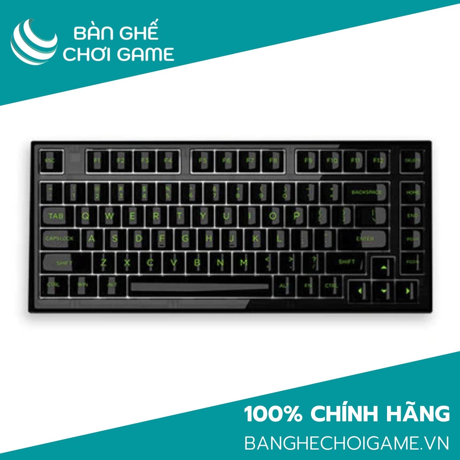 Bàn phím cơ FL-Esports Q75 SAM Black 3 Mode - Hàng chính hãng