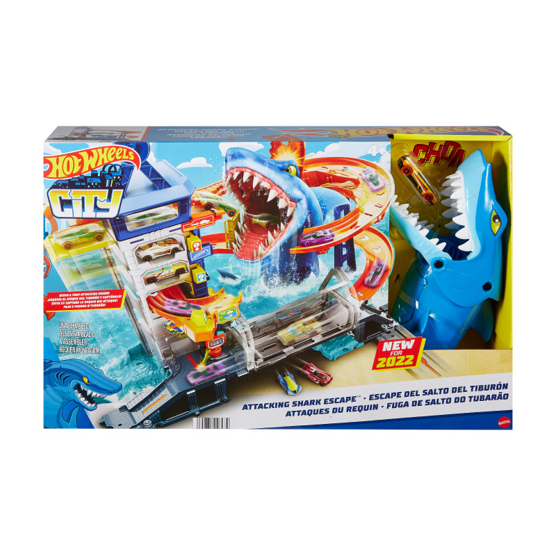 Đồ Chơi HOT WHEELS Mô Hình Hot Wheels Cá Mập Tấn Công HDP06