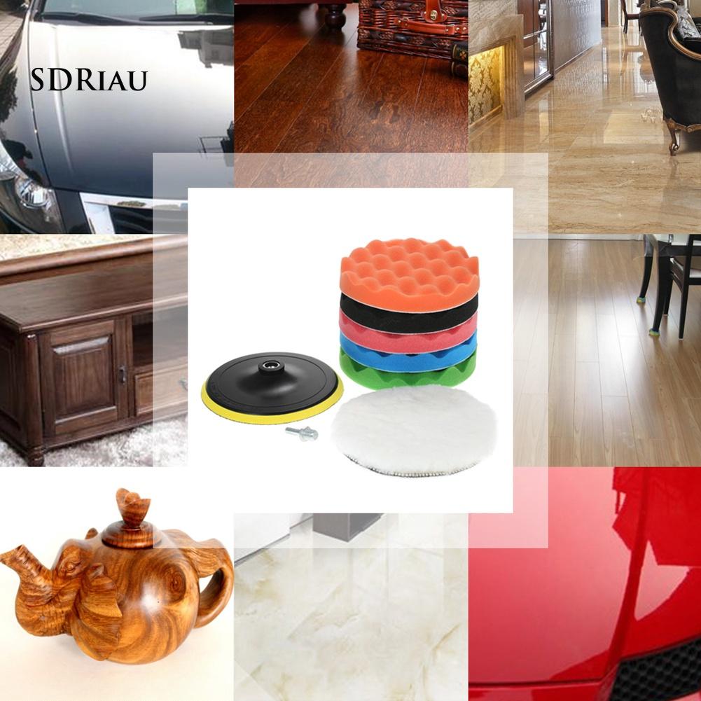 Set 7 Miếng Xốp Đánh Bóng Xe Hơi 180mm