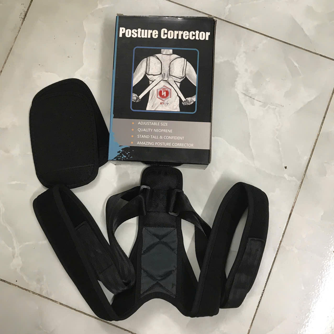 Đai Chống Gù Lưng Nam Nữ, Người Lớn Và Trẻ Em FreeSize, Tặng Kèm 2 Miếng Trợ Lực - Hàng Nhập Khẩu