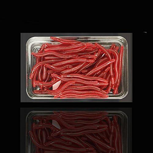 50 Gói Giun Câu Cá Bass Nhựa Mềm, Giun Nhựa Mềm