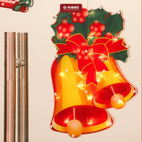 Đèn LED trang trí Giáng sinh Ghome, đèn treo tường decor Noel 2 kích thước rực rỡ bắt mắt LED22 M1 2022