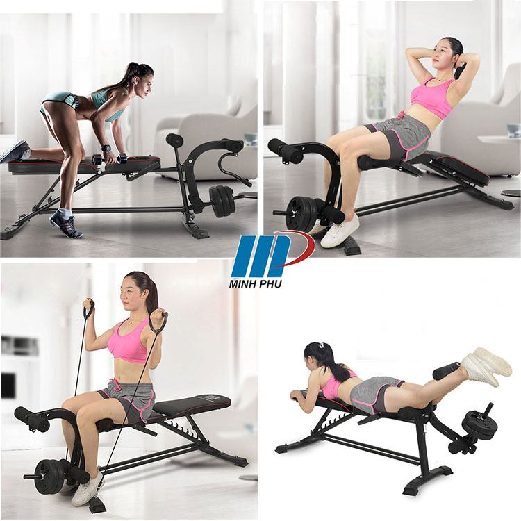 Ghế tập tạ đa năng MK-031 | Dụng cụ tập GYM nhỏ gọn giá rẻ