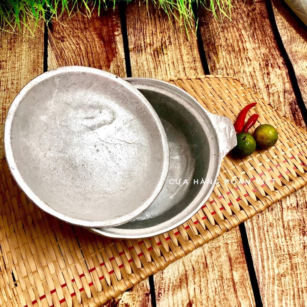 Nồi Gang Đúc Kho Thịt Cá S3 - 17, 5cm. Đúc thủ công nguyên khối bằng khuôn cát, đậm chất XƯA. Chuyên phục vụ Sp Gia dụng