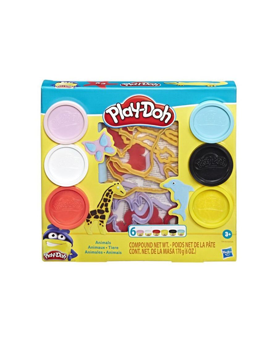 PLAYDOH Khuôn Tạo Hình Và Bột Nặn 4 Màu CBE8535/E8530-23241