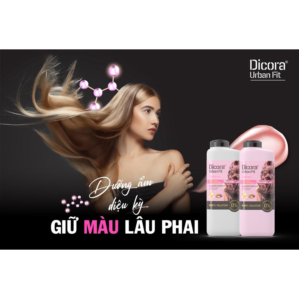 Dầu Gội Xả Dicora Urban Fit Chiết Xuất Tinh Dầu Argan Dành Cho Tóc Nhuộm 400ml