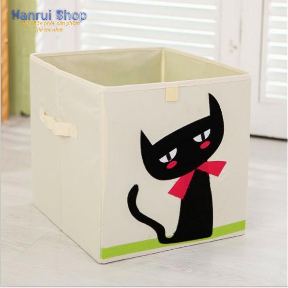 Hộp đựng đồ chơi cho bé hoạ tiết hoạt hình ngộ nghĩnh, chống nước (bộ 4 cái) - ShopToro - AsiaMart