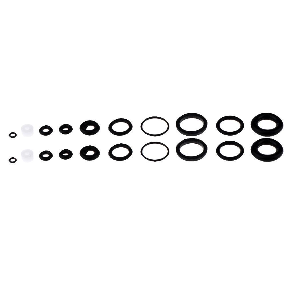 8Set Black O-Ring Rubber Seals Suitable For Airbrush Internal Sealing Rings Tool