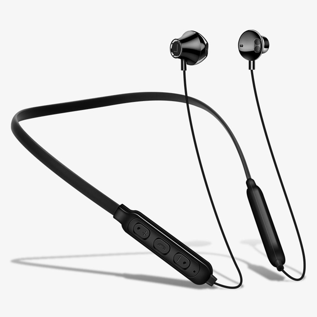 Wireless Bluetooth Headphones Waterproof Sports Headset In Ear w/Mic Black