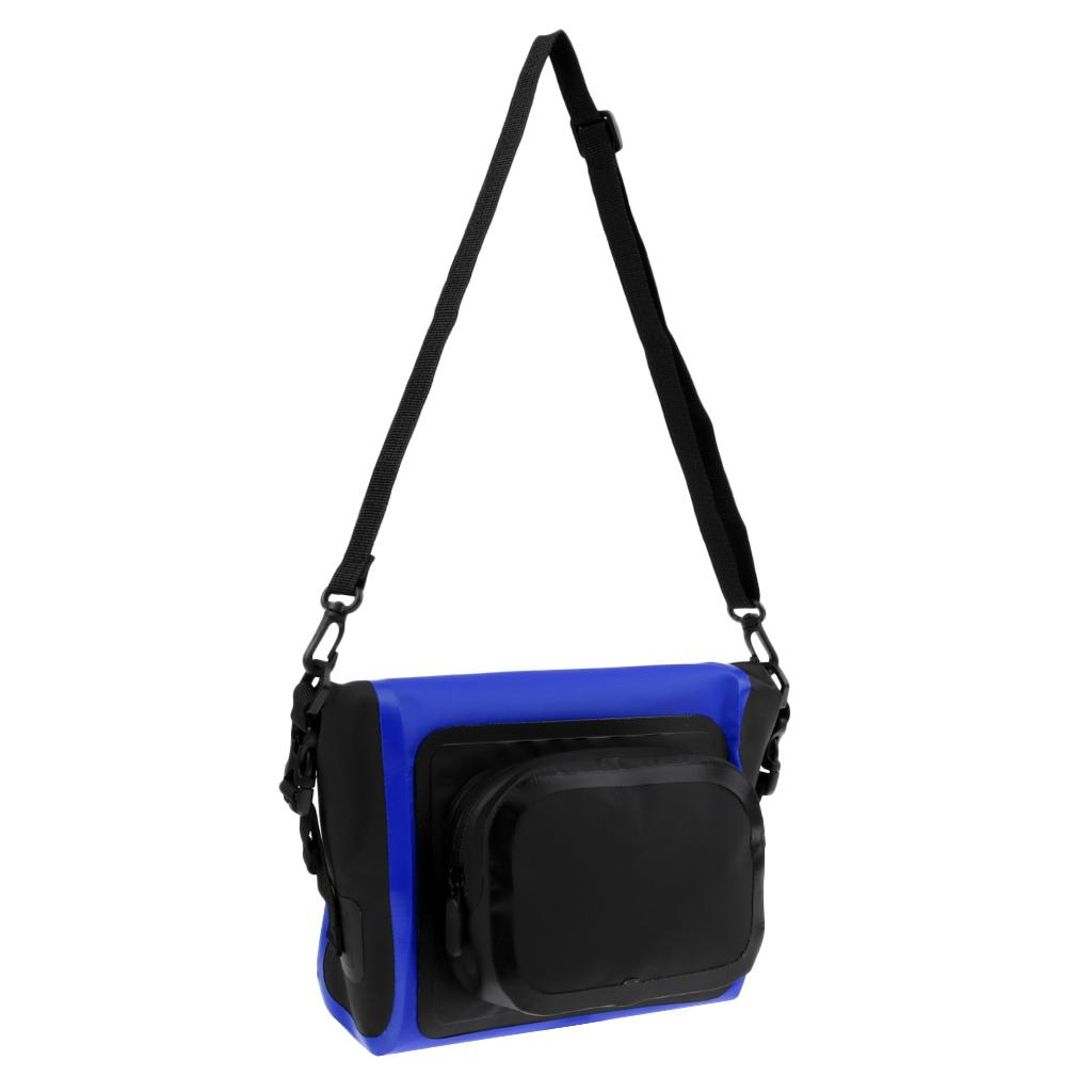 Bicycle Handlebar Bag Waterproof Cycling Bag Pouch Basket Black Capacity 7L