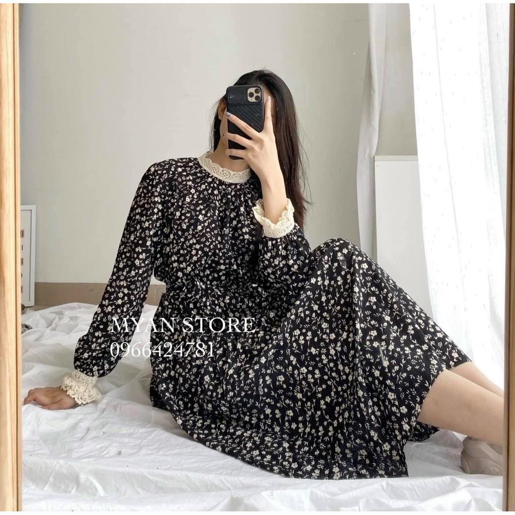 Váy bầu cao cấp siêu sangchất lụa hàn mát mềm mịn thấm hút mồ hôi free size 43~70kg - Tổng kho váy bầu