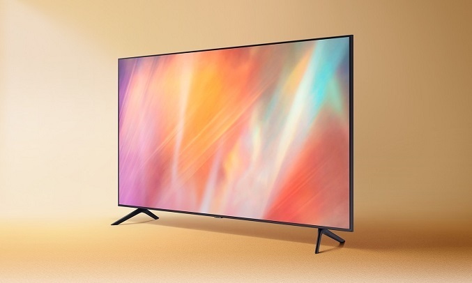 Smart Tivi Samsung Crystal UHD 4K 65 inch UA65AU7000KXXV- Thiết kế không viền 3 cạnh