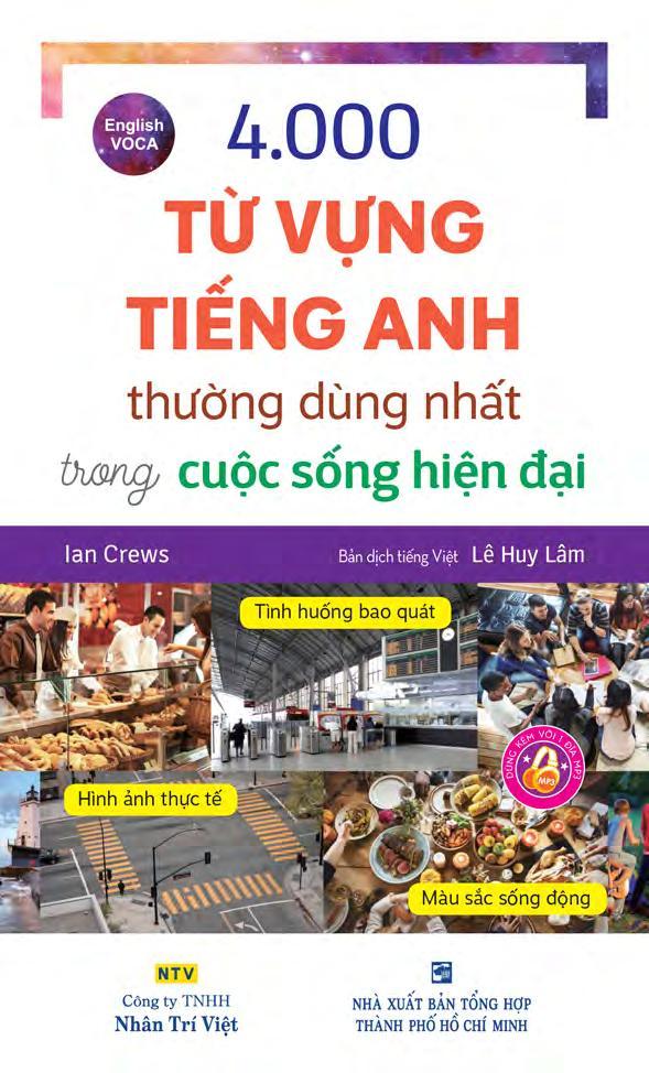 Sách 4000 Từ Vựng Tiếng Anh Thường Dùng Nhất (Kèm CD Hoặc File MP3)