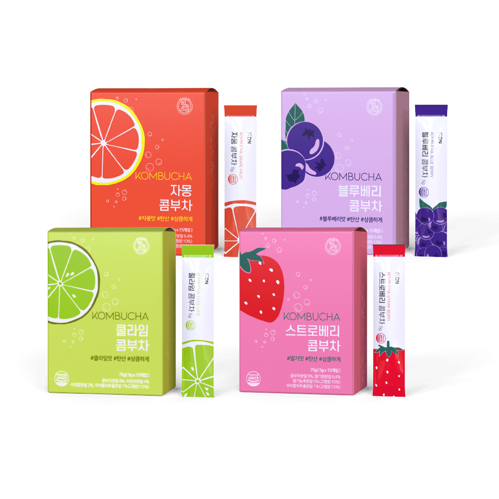 Trà Kombucha Detox Healslab Vị Bưởi Thơm Mát Giải Nhiệt Nhập Khẩu Hàn Quốc