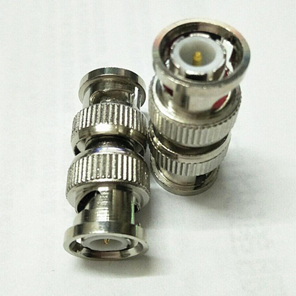 5X BNC Male Plug to BNC Female Plug Coax Cable Video Adapter Connector