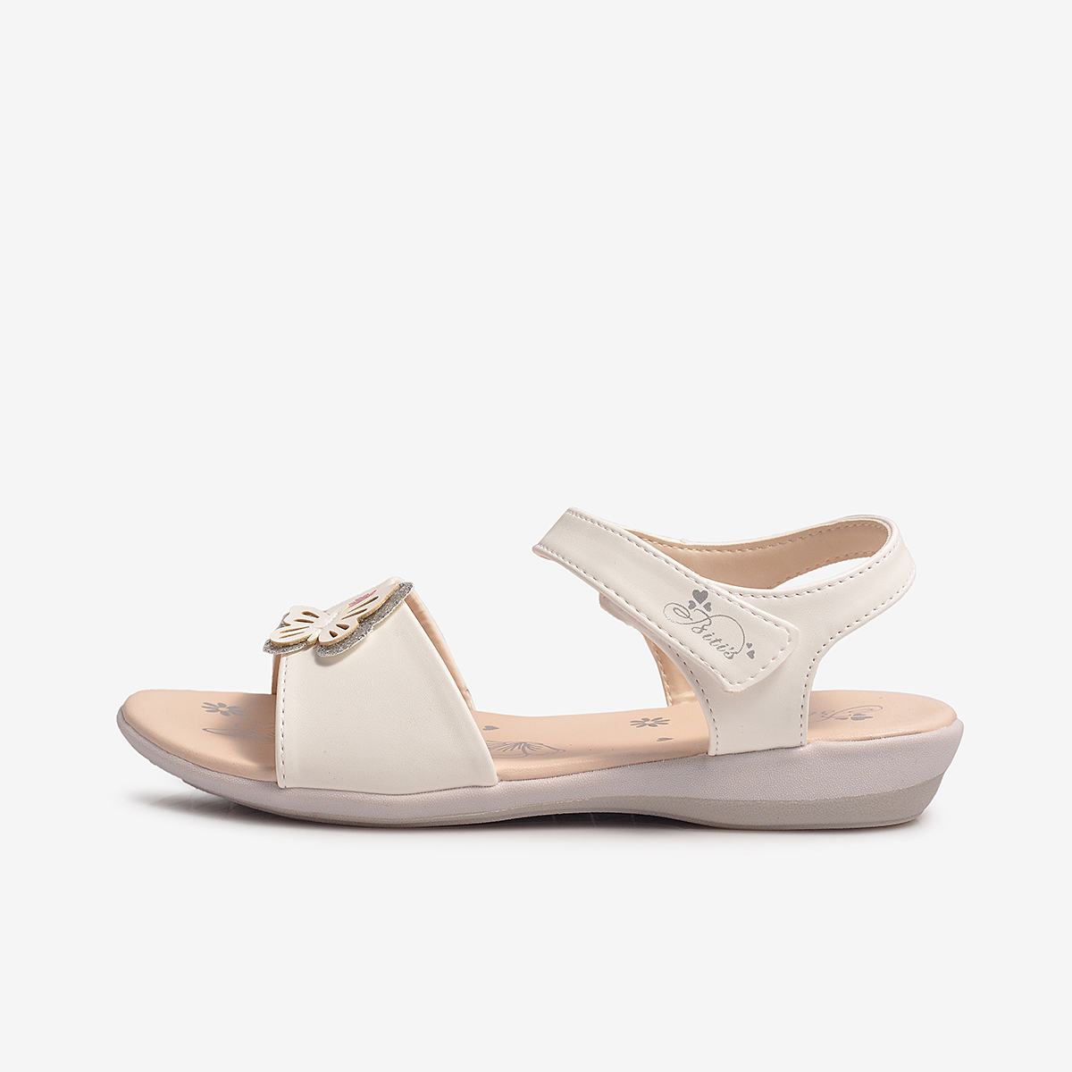 Sandal Si - TPR Bé Gái DTG076800TRG (Trắng