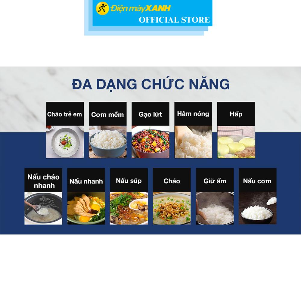 Nồi cơm điện tử BlueStone 1.8 lít RCB-5938 - Hàng Chính Hãng