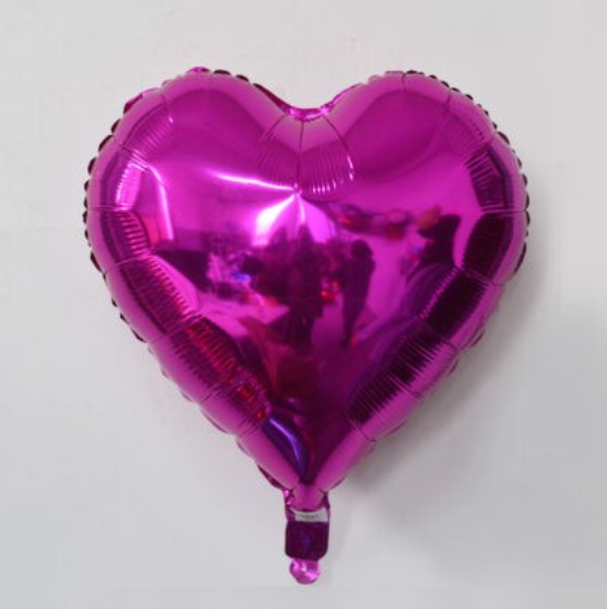 Bóng Hình Trái Tim Trang Trí Tiệc Nhiều Màu - Heart Foil Balloons HPNI55