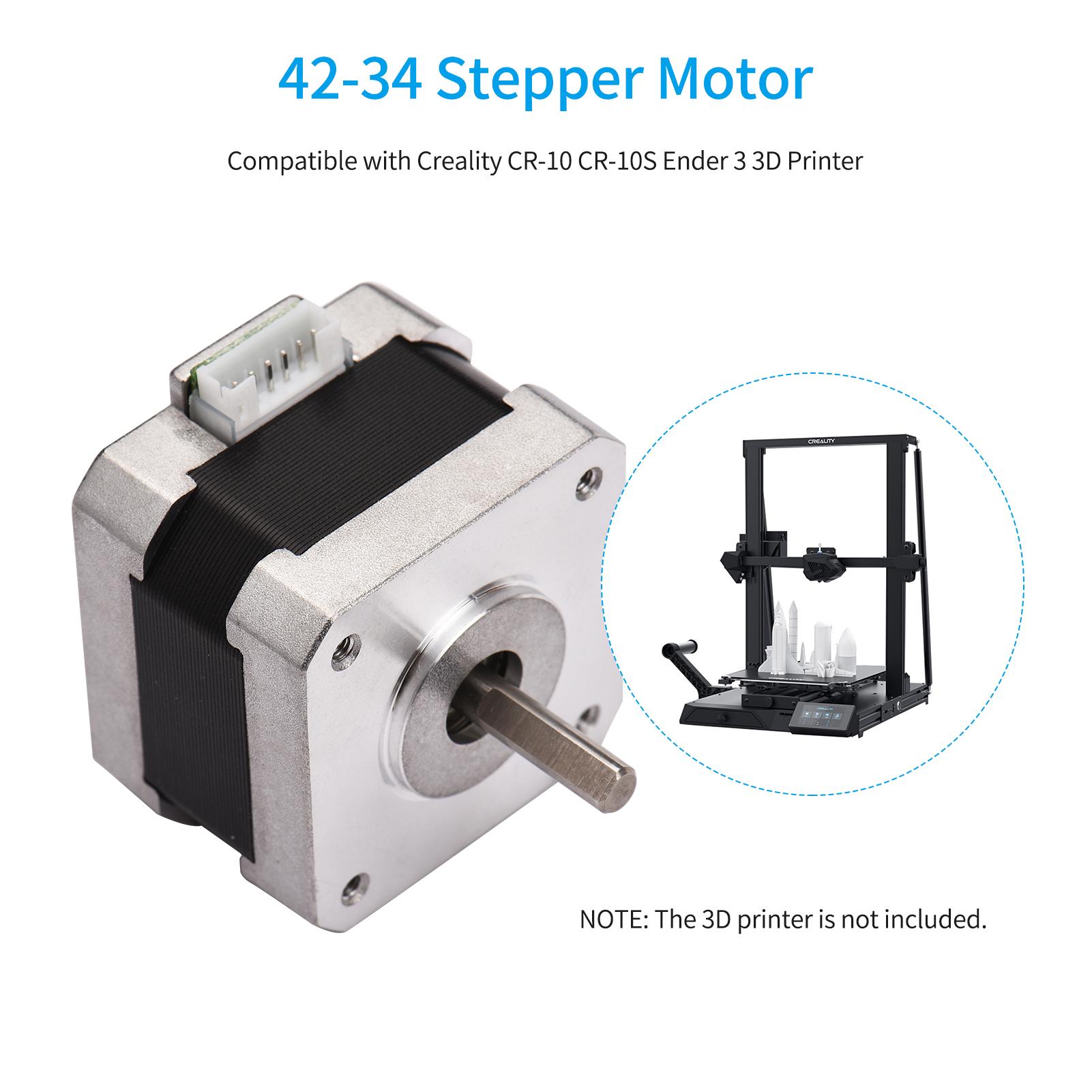 3D Printer Parts 42-34 Stepper Motor 2 Phase 1.8 Degree Step Angle 0.28N.M 0.8A Step Motor for CR-10 Series Printer